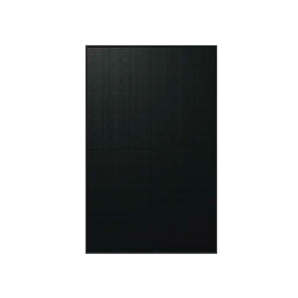 445W 108 cell Longi ALL-BLACK Hi-MO 7m solar module front face